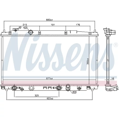 Chladič motora 681374 /NISSENS/ - obr. 6