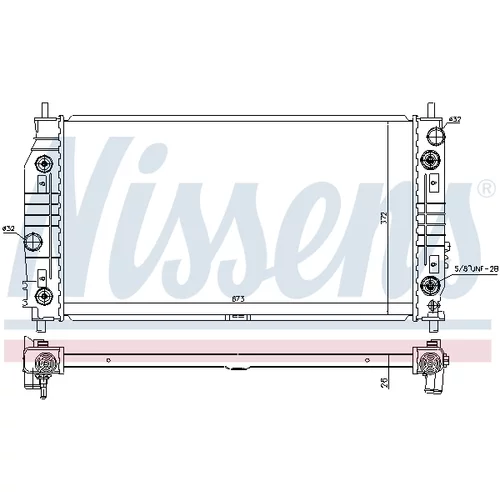 Chladič motora 69016 /NISSENS/ - obr. 4