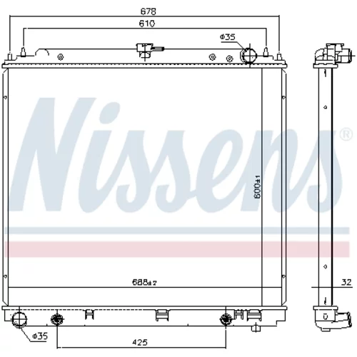 Chladič motora 69485 /NISSENS/ - obr. 6