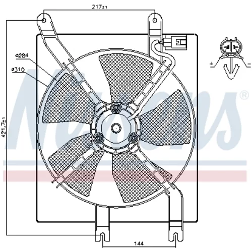 Ventilátor chladenia motora 85356 /NISSENS/ - obr. 5
