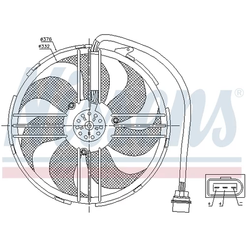 Ventilátor chladenia motora 85551 /NISSENS/ - obr. 5