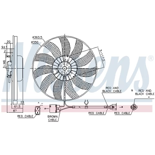 Ventilátor chladenia motora 85763 /NISSENS/ - obr. 6