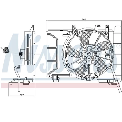 Ventilátor chladenia motora 85941 /NISSENS/ - obr. 5