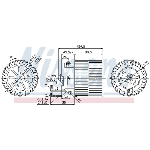 Vnútorný ventilátor 87057 /NISSENS/ - obr. 4