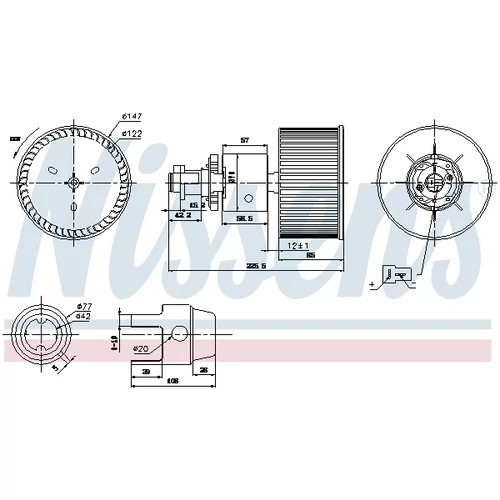 Vnútorný ventilátor 87149 /NISSENS/ - obr. 5