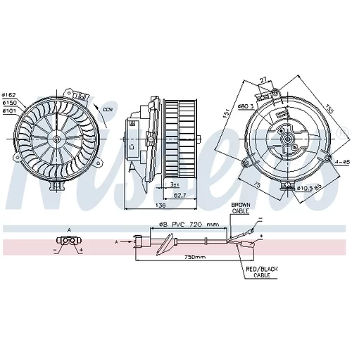Vnútorný ventilátor 87153 /NISSENS/ - obr. 5