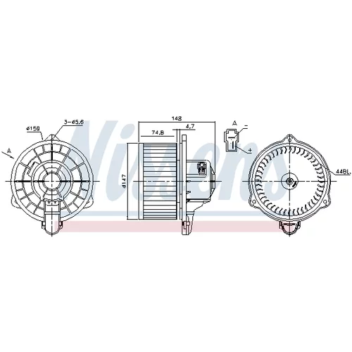 Vnútorný ventilátor 87161 /NISSENS/ - obr. 5