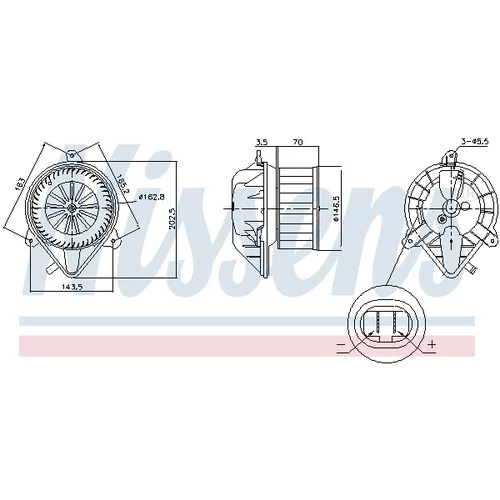 Vnútorný ventilátor 87171 /NISSENS/ - obr. 5