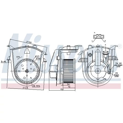 Vnútorný ventilátor 87176 /NISSENS/ - obr. 5