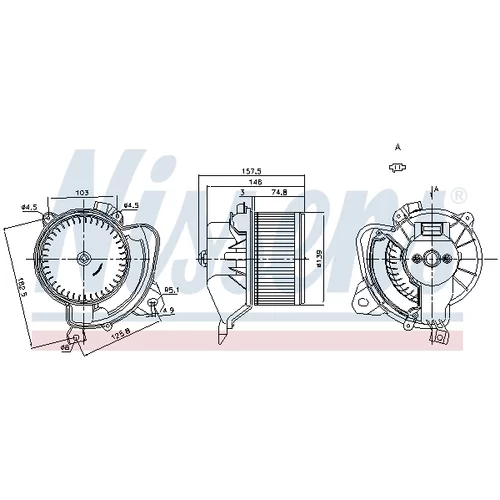 Vnútorný ventilátor 87243 /NISSENS/ - obr. 5