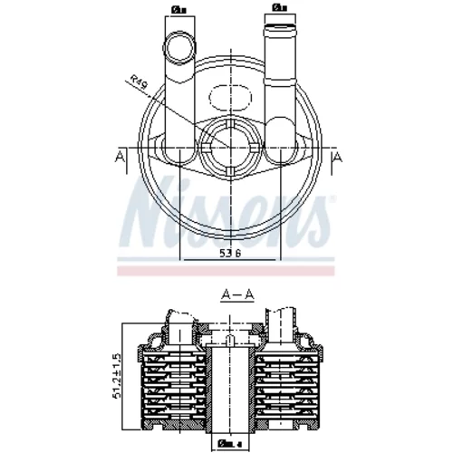 Chladič oleja automatickej prevodovky 90666 /NISSENS/ - obr. 6