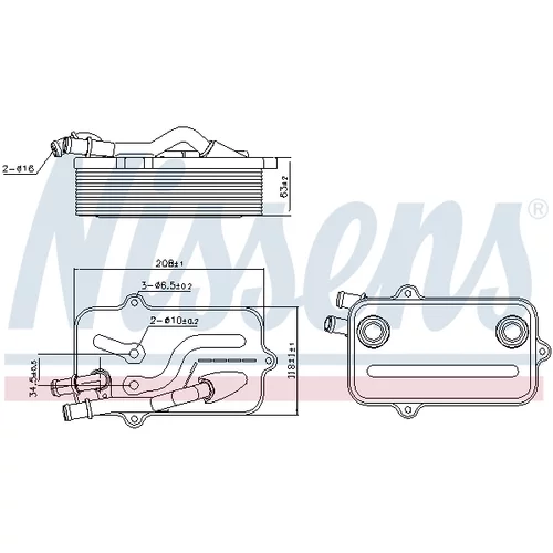 Chladič oleja automatickej prevodovky 90782 /NISSENS/ - obr. 4