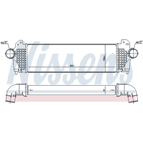 Chladič plniaceho vzduchu 96245 /NISSENS/ - obr. 4
