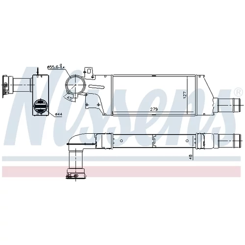 Chladič plniaceho vzduchu 96656 /NISSENS/ - obr. 5
