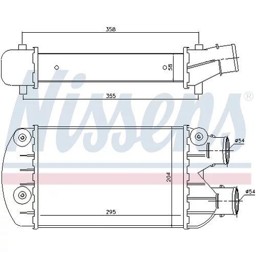 Chladič plniaceho vzduchu 96701 /NISSENS/ - obr. 4