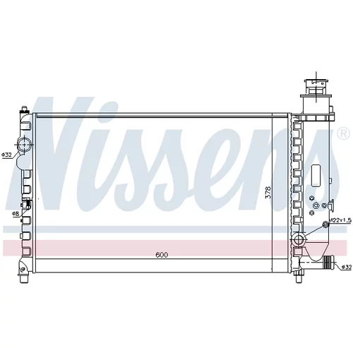 Chladič motora 61160 /NISSENS/ - obr. 4