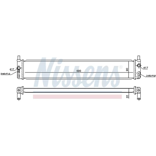 Chladič motora 646882 /NISSENS/ - obr. 4