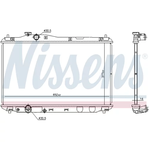 Chladič motora 681387 /NISSENS/ - obr. 4