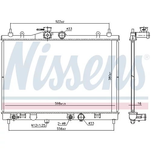 Chladič motora 68763 /NISSENS/ - obr. 4