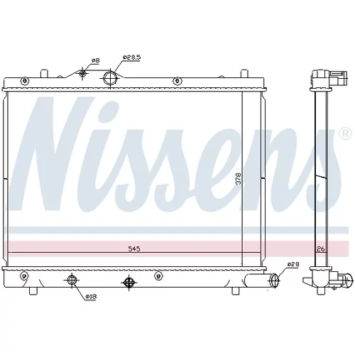 Chladič motora 69404 /NISSENS/ - obr. 5