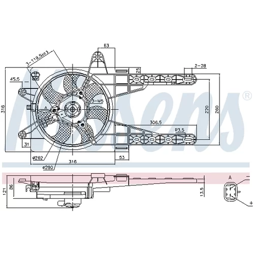 Ventilátor chladenia motora 85141 /NISSENS/ - obr. 5