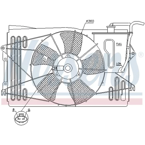 Ventilátor chladenia motora 85232 /NISSENS/ - obr. 5