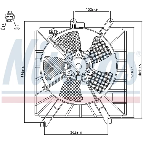 Ventilátor chladenia motora 85272 /NISSENS/ - obr. 5