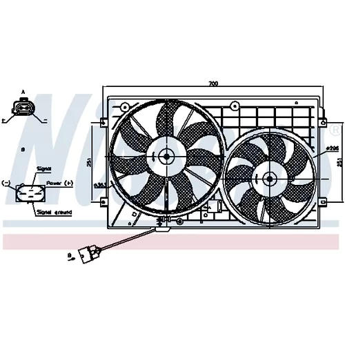 Ventilátor chladenia motora 85644 /NISSENS/ - obr. 5
