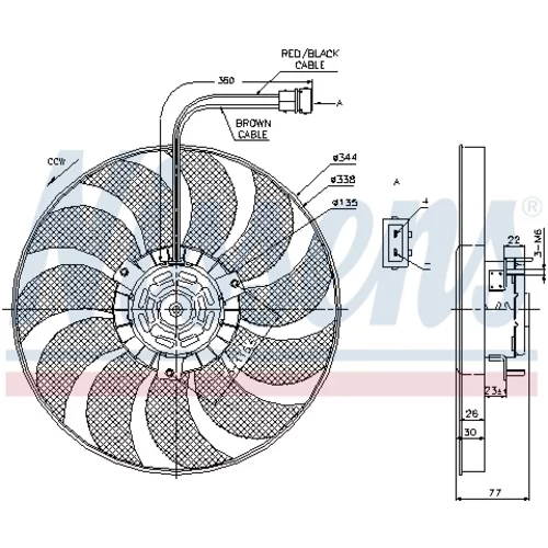 Ventilátor chladenia motora 85676 /NISSENS/ - obr. 5
