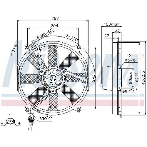 Ventilátor chladenia motora 85702 /NISSENS/ - obr. 5