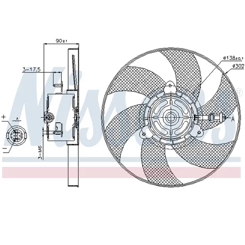 Ventilátor chladenia motora 85719 /NISSENS/ - obr. 5