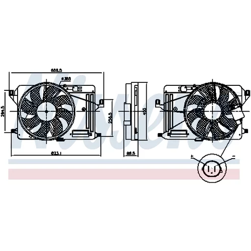 Ventilátor chladenia motora 85917 /NISSENS/ - obr. 5