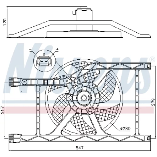 Ventilátor chladenia motora 85920 /NISSENS/ - obr. 5
