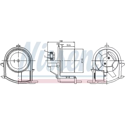 Vnútorný ventilátor 87047 /NISSENS/ - obr. 5