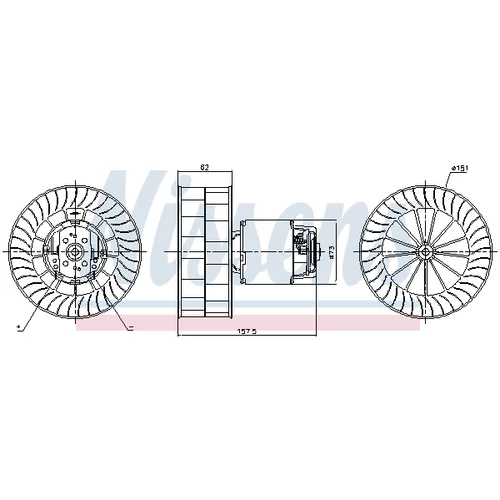Vnútorný ventilátor 87253 /NISSENS/ - obr. 5
