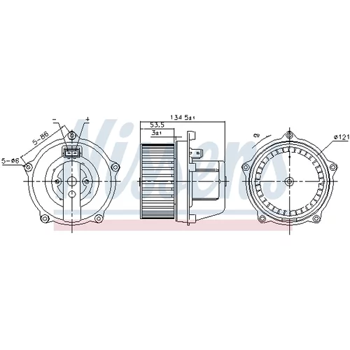 Vnútorný ventilátor 87444 /NISSENS/ - obr. 4