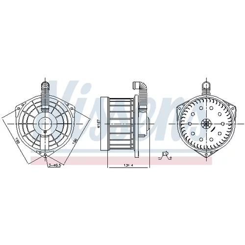Vnútorný ventilátor 87550 /NISSENS/ - obr. 5