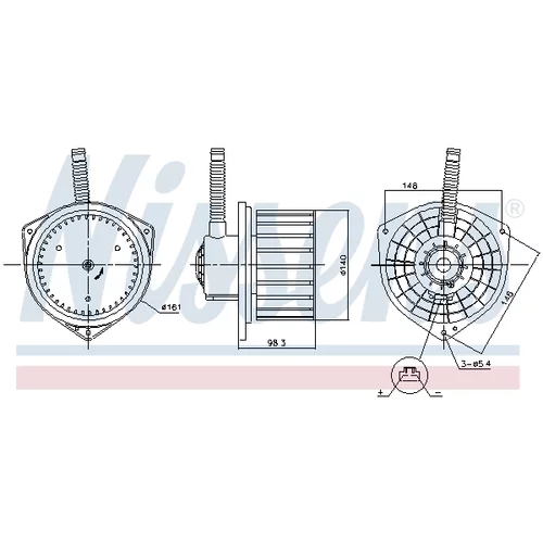Vnútorný ventilátor 87755 /NISSENS/ - obr. 5