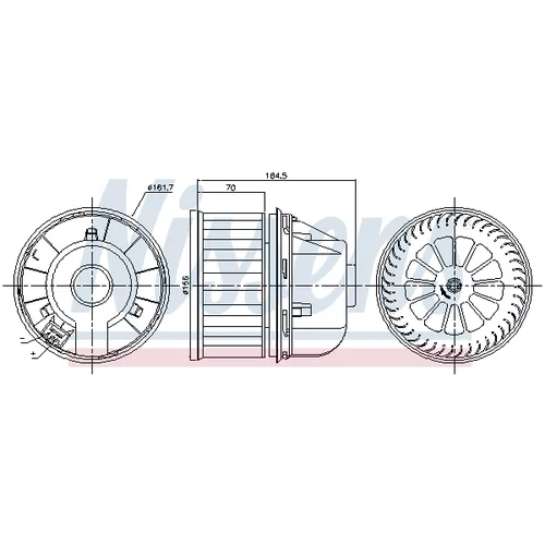Vnútorný ventilátor 87817 /NISSENS/ - obr. 4