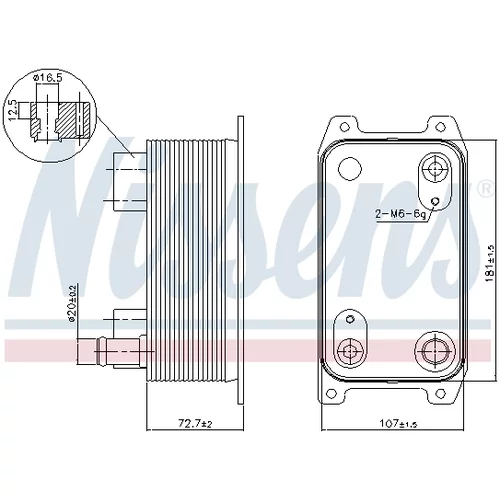 Chladič oleja automatickej prevodovky 90941 /NISSENS/ - obr. 4