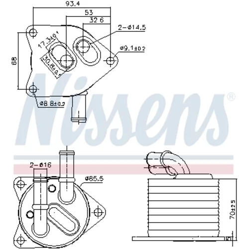 Chladič oleja automatickej prevodovky 91396 /NISSENS/ - obr. 4
