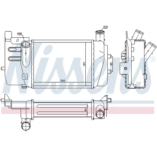 Chladič plniaceho vzduchu 96262 /NISSENS/ - obr. 5