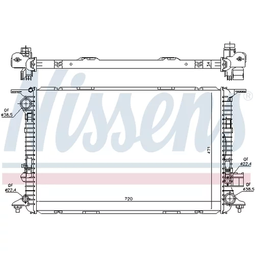 Chladič motora 60327 /NISSENS/ - obr. 11