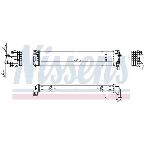 Chladič motora 607179 /NISSENS/ - obr. 4