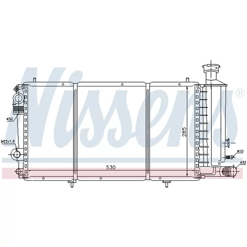 Chladič motora 61357 /NISSENS/ - obr. 4