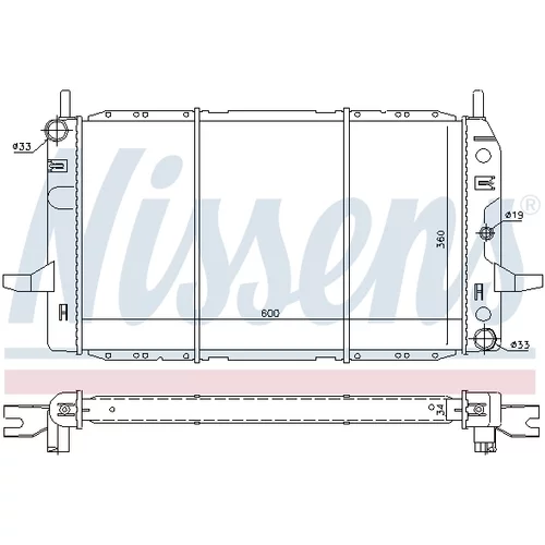 Chladič motora 62224 /NISSENS/ - obr. 4