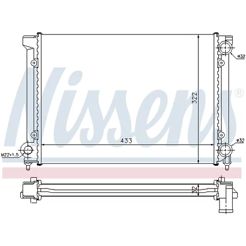 Chladič motora 651651 /NISSENS/ - obr. 4