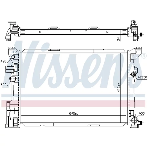 Chladič motora 67187 /NISSENS/ - obr. 5