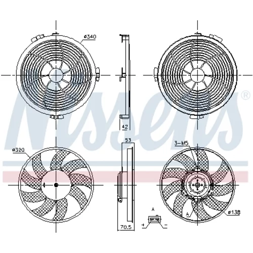 Ventilátor chladenia motora 850149 /NISSENS/ - obr. 7
