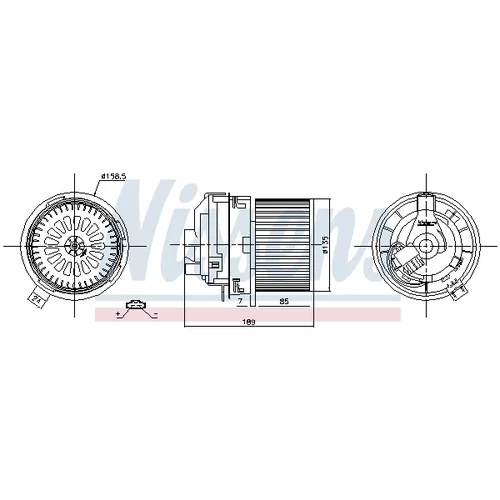 Vnútorný ventilátor 87360 /NISSENS/ - obr. 5